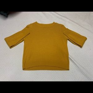H&M sweater, mustard yellow, size small